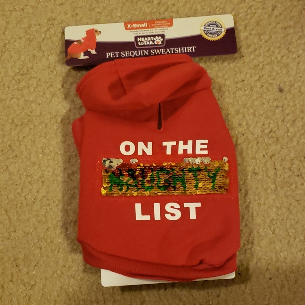 Heart to Tail Pet Sequin Sweatshirt